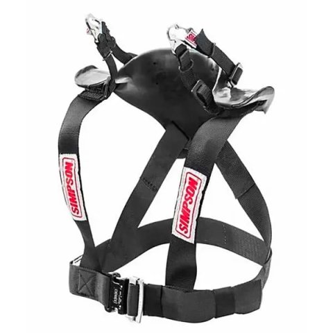 Simpson Hybrid Sport Restraints HSXLG11M61FIA Head and Neck Restraint System, Sport, Sliding Tether and Dual End Tether, Quick-release Anchor, FIA 8858-10, X-Large, Each thumbnail 3