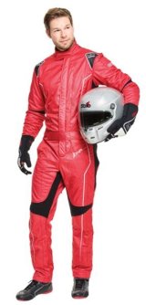 Simpson Racing Driving Suits DNA03301 DNA STD 3 LYR SUIT LARGE RED thumbnail 2