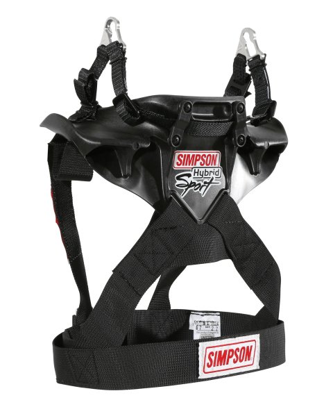 Simpson Hybrid Sport Restraints HSXLG11PAFIA Head and Neck Restraint Systems, Sport, In-seat Model, Sliding Tether and Post Clip Tether, Post Anchor, FIA 8858-2010, X-Large, Each thumbnail 3