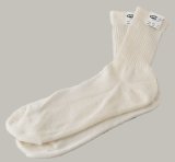 Simpson Nomex® Underwear Socks 23032A Fire Retardant Socks, Socks, White, SFI 3.3, One Size Fits All, Pair thumbnail 2