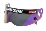 Simpson Replacement Helmet Shields 1023-17 Shield, Replacement, Iridium, Anti-fog Coating, Each thumbnail 3