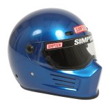 Simpson SA2020 Super Bandit Series Helmets 7210025 Helmet, Bandit, Full Face, Gloss Blue, Snell SA2020, Medium, Each thumbnail 1