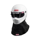 Simpson Drag Bandit Series Helmets 7220021 Helmet, Bandit, Full Face, Gloss White, Snell SA2020, Medium, Each thumbnail 2