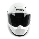 Simpson Speed Bandit Series Helmets SPBL1 Helmet, Bandit, Full Face, White, Gloss Finish, Large, Each thumbnail 2