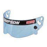Simpson Replacement Helmet Shields 1029-17 Shield, XBandit/Diamond Back/Skull/RX Series, HI-DEF Blue, Each thumbnail 1