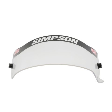 Simpson Replacement Helmet Shields 89500A Visor, Plastic, Clear, SD1 Bandit Series, Each