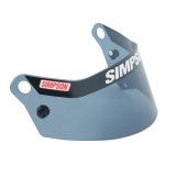 Simpson Replacement Helmet Shields 89501A Visor, Plastic, Dark Smoke, SD1 Bandit Series, Each thumbnail 1