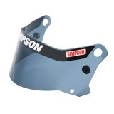 Simpson Replacement Helmet Shields 89501A Visor, Plastic, Dark Smoke, SD1 Bandit Series, Each thumbnail 2