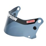 Simpson Replacement Helmet Shields 89501A Visor, Plastic, Dark Smoke, SD1 Bandit Series, Each thumbnail 7