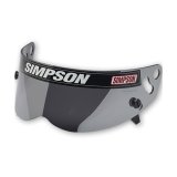 Simpson Replacement Helmet Shields 89406A Shield, Mirror Silver, Super Bandit, Each thumbnail 2