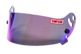 Simpson Replacement Helmet Shields 84303 Shield, Iridium, Anti-fog, Carbon Devil Ray, Devil Ray Composite, Each thumbnail 2