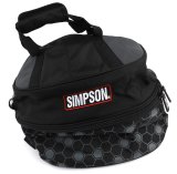 Simpson Helmet and FHR Combo Bags 23405 Bag, Zipper Closure, Polyester, Black, Each thumbnail 1