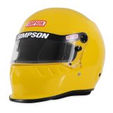 Simpson SA2020 SD1 Series Helmets 7950016 Helmet, 2020, Full Face, Yellow, Gloss Finish, Snell SA2020, Small, Each thumbnail 1