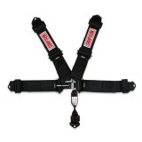 Simpson Double Pull Down Latch and Link SFI 5-Point Harness 13LD5WB Harness, Complete, Latch. 5 Point, 3.00 Should Belt, 3.00 Lap Belt, Individual-Type, Bolt-In, Floor/Roll Bar Mount, Black, Each thumbnail 2