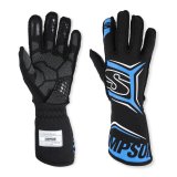 Simpson Magnata Racing Gloves MGXB Driving Gloves, Gloves, One Layer, Nomex®, Black/Blue, FIA 8856-2018, SFI 3.5/5, X-Large, Pair thumbnail 2