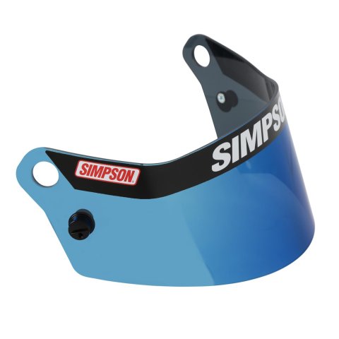 Simpson Replacement Helmet Shields 89503 Visor, Plastic, Iridium, SD1 Bandit Series, Each thumbnail 1