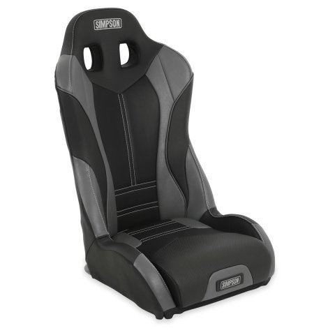 Simpson Pro Sport Off-Road Suspension Seats S107-305 Powersports Seat, Seat, Front Bucket, Vinyl, Black/Charcoal/Gray, Each thumbnail 6