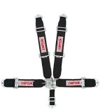 Simpson Latch & Link 5-Point Harness 29061BK Harness, Complete, Latch, Individual-Type, Bolt-In, Floor Mount, Black, Each thumbnail 2