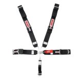 Simpson Latch & Link 5-Point Harness 29061BK Harness, Complete, Latch, Individual-Type, Bolt-In, Floor Mount, Black, Each thumbnail 4