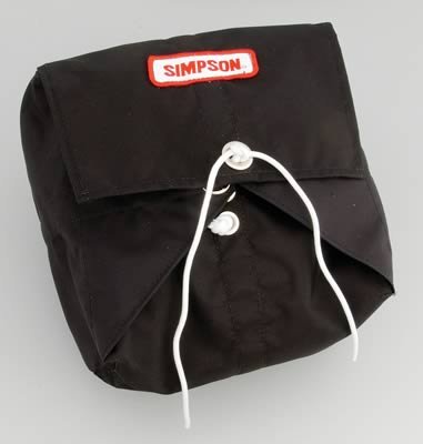 Simpson Replacement Parachute Packs 42086 Chute Pack, Replacement, Crossform, 10 ft., Nylon, Black, Each