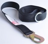 Simpson Tow Straps 35008R Strap, Polyester, Red, 2.0 in. Width, 15 ft. Length, 4,800 lbs. Rated, Metal Ring Ends, Each thumbnail 2