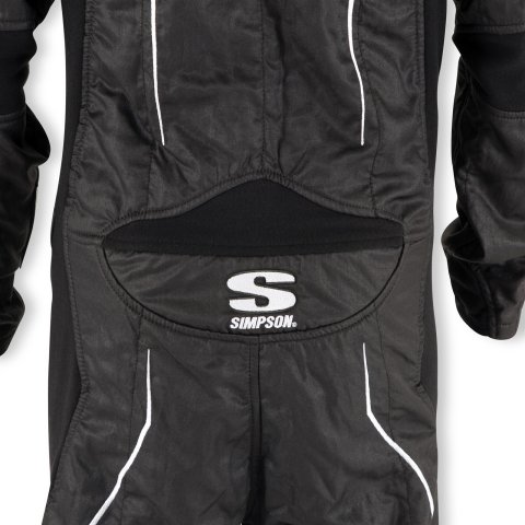 Simpson Racing Driving Suits DNA02301 DNA STD 3 LYR SUIT LARGE BLK