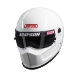 Simpson SA2020 Super Bandit Series Helmets 7210031 Helmet, Bandit, Full Face, Gloss White, Snell SA2020, Large, Each thumbnail 3