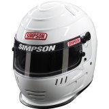 Simpson SA2020 Speedway Shark Series Helmets 7707141 Helmet, Shark, Full Face, Gloss White, Snell SA2020, Medium, Each thumbnail 2
