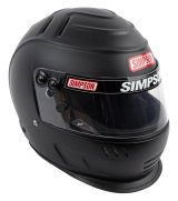 Simpson SA2020 Speedway Shark Series Helmets 7707188 Helmet, Shark, Full Face, Matte Black, Snell SA2020, Medium, Each thumbnail 2