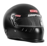 Simpson SA2020 SD1 Series Helmets 7950008 Helmet, 2020, Full Face, Black, Matte Finish, Snell SA2020, X-Small, Each thumbnail 1