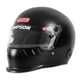 Simpson SA2020 SD1 Series Helmets 7950038 Helmet, 2020, Full Face, Black, Matte Finish, Snell SA2020, Large, Each thumbnail 7