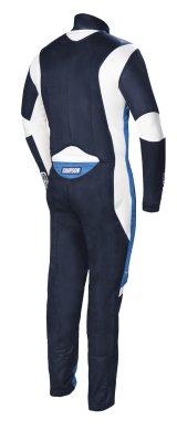 Simpson Supercoil Racing Suits SC04201 Driving Suit, Supercoil, One-piece, Double Layer, Nomex, Navy/Bush Blue/White, SFI 3.2A/5, Men's Medium, Each thumbnail 6