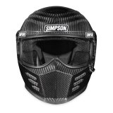Simpson Motorcycle Outlaw Bandit Carbon Fiber Helmets OB3CXL Helmet, Bandit, Full Face, Fiber, Snell M2020, X-Large, Each thumbnail 3