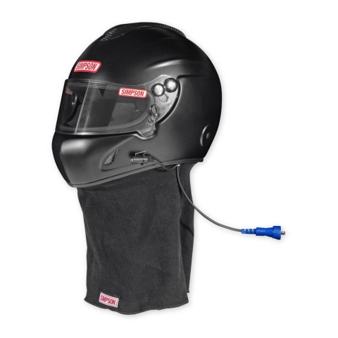 Simpson Desert Devil 3.0 Helmets 7890028 Helmets, 3.0, Composite, Full Face, Black Matte, SFI 3.5/5, Medium, Each thumbnail 4
