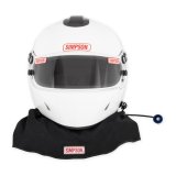 Simpson Desert Devil 3.0 Helmets 7890031 Helmets, 3.0, Composite, Full Face, White Gloss, SFI 3.5/5, Large, Each thumbnail 2