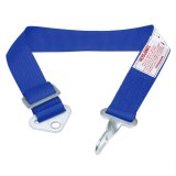 Simpson Latch-Type Anti-Submarine Belts 1-Point Harness 31012BL Harness, Submarine Belt, Latch, Bolt-In, Floor Mount, Blue, Each thumbnail 1