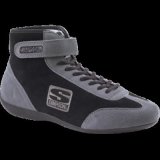 Simpson Mid-Top Driving Shoes MT115BK Shoes, Mid-top, Black/Gray, SFI 3.3/5, Men's 11 1/2, Pair thumbnail 1