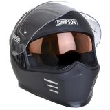 Simpson Ghost Bandit Helmets GBDM2 Helmet, Bandit, Full Face, Black, Nylon Liner, DOT/ECE Certified, Medium, Each thumbnail 2