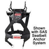 Simpson Hybrid Sport Restraints HSMED11M61 Head and Neck Restraint Systems, Restraints, Sliding Tether and Dual End Tether, Post Anchor, SFI 38.1, Medium, Each thumbnail 7