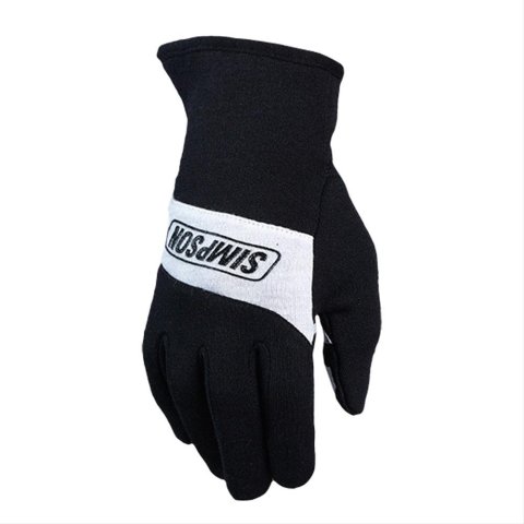 Simpson Young Gun Youth Driving Gloves YGYMK Gloves, Gun, Medium, Nomex®, Black, SFI 3.3/5, Pair thumbnail 2