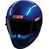 Simpson SA2020 Super Bandit Series Helmets 7210015 Helmet, Bandit, Full Face, Gloss Blue, Snell SA2020, Small, Each thumbnail 3