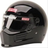 Simpson SA2020 Super Bandit Series Helmets 7210022 Helmet, Bandit, Full Face, Gloss Black, Snell SA2020, Medium, Each thumbnail 2