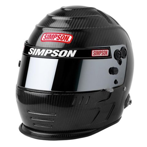 Simpson SA2020 Carbon Speedway Shark Series Helmets 770738C Helmet, Shark, Full Face, Gloss Fiber, Snell SA2020, Large, Each thumbnail 2