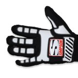 Simpson Competitor Racing Gloves 21300ZK-O Driving Gloves, Competitor, Double Layer, Nomex®, Black, SFI 3.3/5, 2X-Large, Pair thumbnail 2