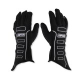 Simpson Competitor Racing Gloves 21300ZK-O Driving Gloves, Competitor, Double Layer, Nomex®, Black, SFI 3.3/5, 2X-Large, Pair thumbnail 3