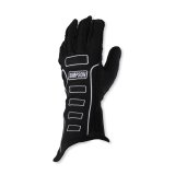 Simpson Competitor Racing Gloves 21300ZK-O Driving Gloves, Competitor, Double Layer, Nomex®, Black, SFI 3.3/5, 2X-Large, Pair thumbnail 6