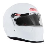 Simpson SA2020 SD1 Series Helmets 7950031 Helmet, 2020, Full Face, White, Gloss Finish, Snell SA2020, Large, Each thumbnail 3
