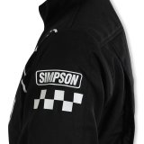 Simpson Checkers Racing Suits CK02221 Driving Suit, Checkers, One-piece, Double Layer, Nomex, Black/White, SFI 3.2A/5, Men's Medium, Each thumbnail 2