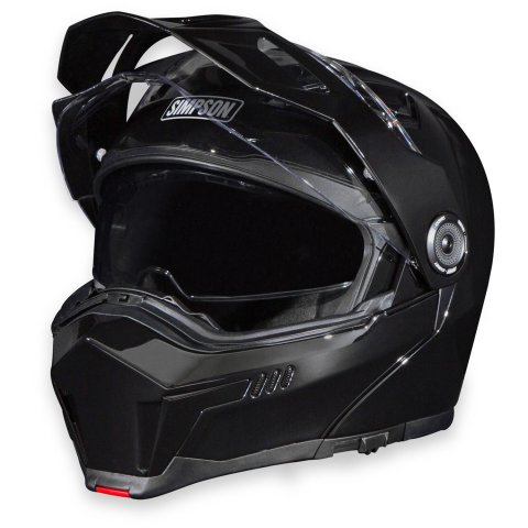 Simpson Journey Bandit Helmets JB2XS Helmets, Bandit, Modular, Gloss Black, DOT/ECE-Approved, X-Small, Each thumbnail 1