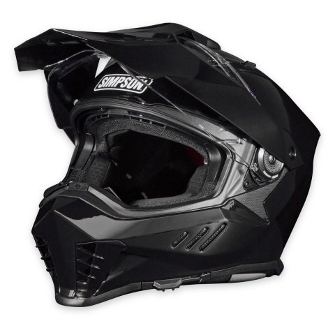 Simpson Xcursion Bandit Helmets XB2LG Helmets, Bandit, Full Face, Gloss Black, DOT/ECE-Approved, Large, Each
